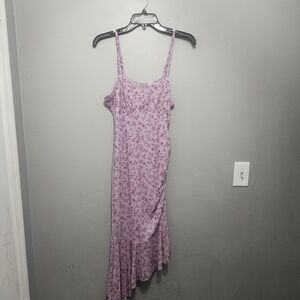Wild Fable Pink Floral High Low Dress Y2k Fairy Size S